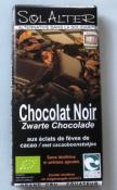 Tablette De Chocolat Noir Aux clats De Fves De Cacao