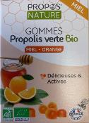 Gomme Propolis Verte Miel Orange