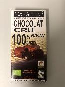 Tablette de chocolat 100% cacao cru