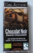 Tablette De Chocolat Noir Aux Éclats De Fèves De Cacao