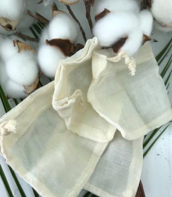 5 Filtres à thé en coton bio réutilisables de Ah Table