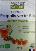 Gomme Propolis Verte Miel Eucalyptus