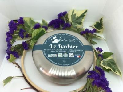 Savon De Rasage Le Barbier  enBol Inox pour les  Hommes - 100g 