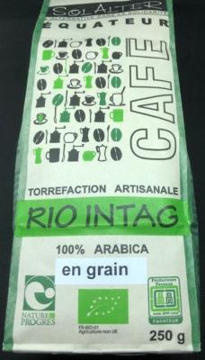 Café equateur Rio Intag en grains 250 G